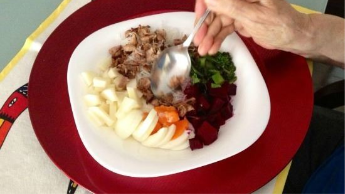 5 refeições diárias coordenadas por nutricionista responsável